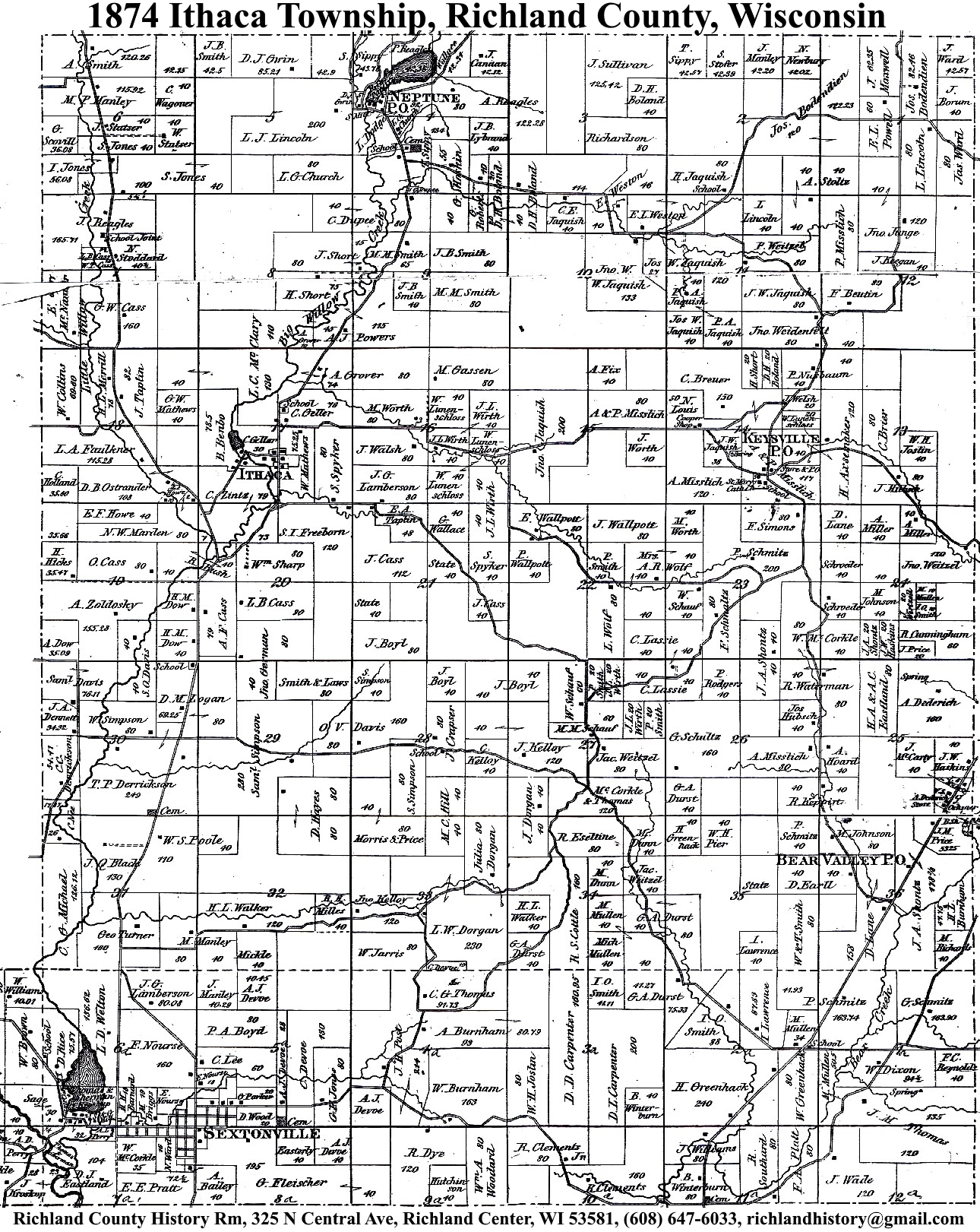 Richland County Wisconsin Maps 3016